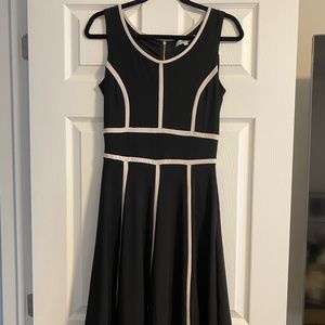 Cleo Black and cream dress